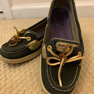 Sperry’s Topsider Angelfish Boat Shoes Black